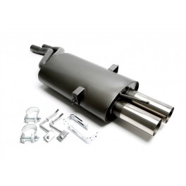 Escape acero inox BMW E46