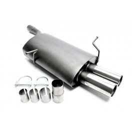 Escape acero inox BMW E46