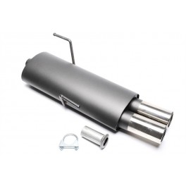 Escape acero inox Peugeot 206