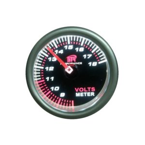 Reloj opaco voltímetro