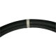 Volante WRC de piel lisa negro/plata costura blanca 350mm - Imagen 2