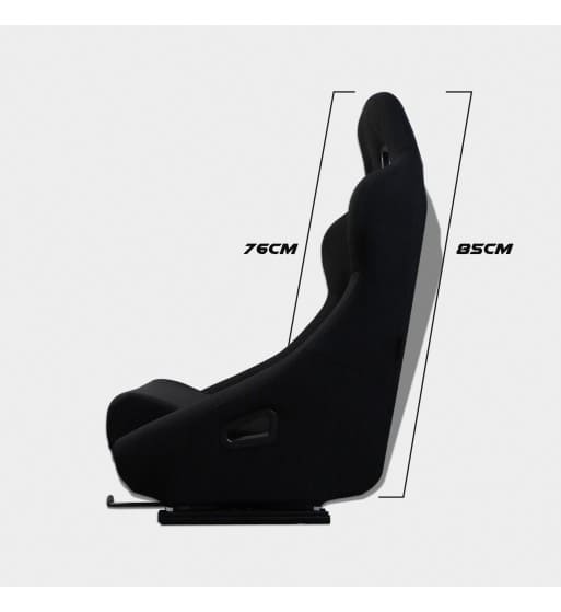 Baquet tela negro - Imagen 4
