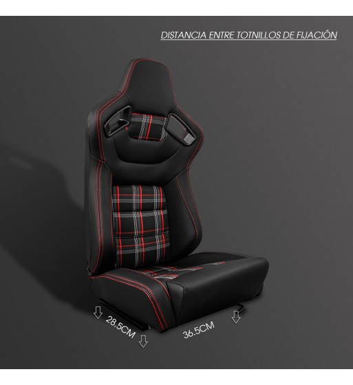 Semibaquet cuero negro, paches de tela y detalles de fibra carbono - Imagen 7
