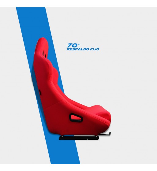 Baquet fijo tubular azul - Imagen 4