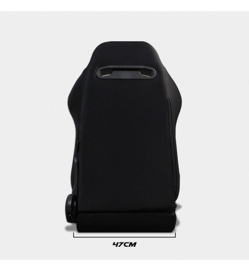 SEMIBAQUET N100 TELA NEGRA COMPLETA - Imagen 4