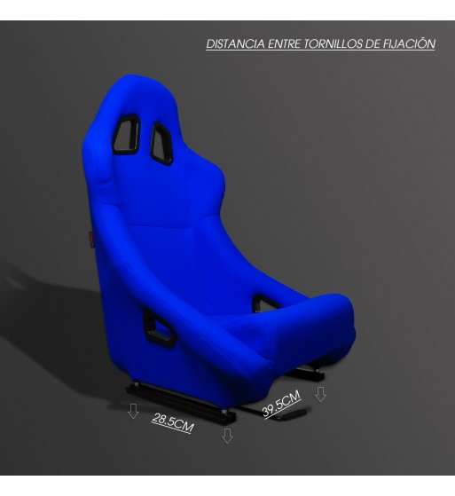 Baquet fijo tubular azul - Imagen 6