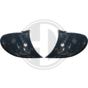 Intermitendes delanteros negros ahumados
