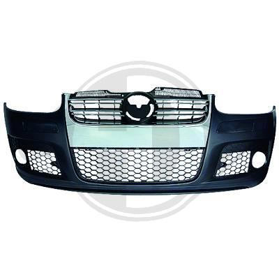 Paragolpes delantero tipo R32 con linea cromada