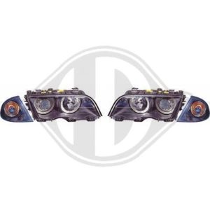Focos delanteros anyel eyes H7/H7 negro con intermitentes CCFL, limousin